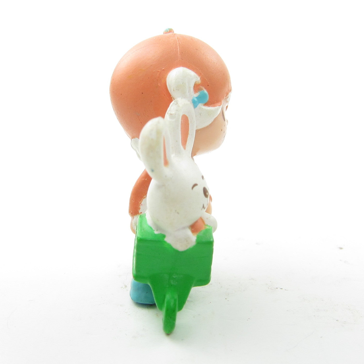Hopsalot Rabbit Apricot with Hopsalot in a Wheelbarrow PVC Miniature Figurine | Brown ...