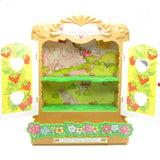 Strawberry Shortcake Berry Patch Carry Case with pegs for miniature figurines