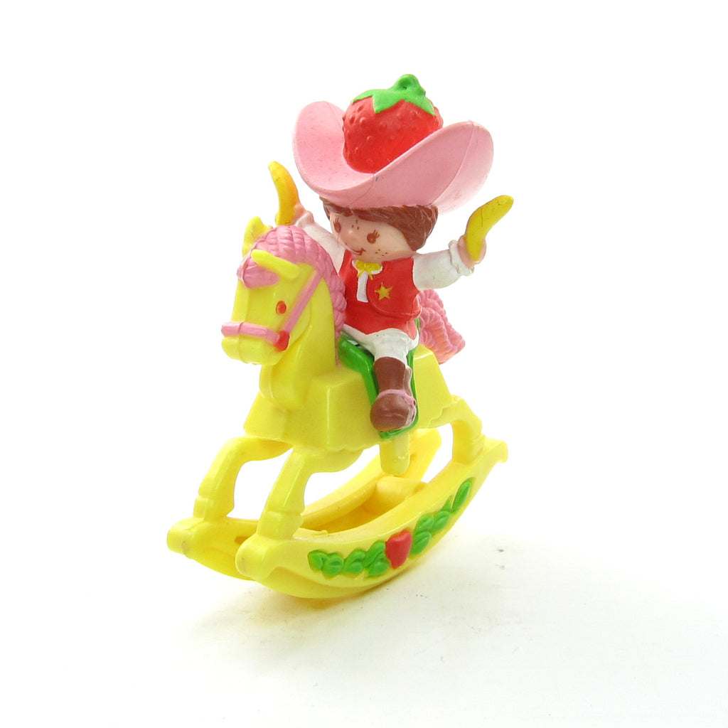 Strawberry Shortcake on a Rocking Horse Deluxe Strawberryland Miniatures