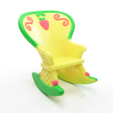 Yellow rocking chair from Strawberry Shortcake miniature set