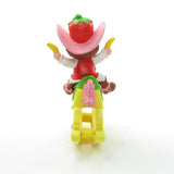 Strawberry Shortcake on a rocking horse deluxe miniature figurine set