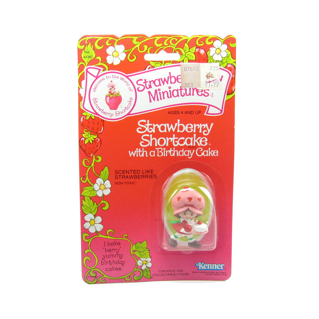 Strawberry Shortcake with a Birthday Cake MOC Factory Sealed Miniature Figurine