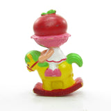 Cherry Cuddler on a Rocking Horse Strawberry Shortcake miniature figurine