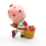 Strawberry Shortcake with a bushel basket miniature figurine