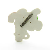 Vintage 1975 Avon Lickety Stick mouse with candy cane pin back