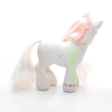 Desert Rose My Little Pony with green highlighter marks, dark spots