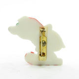 Hallmark vintage 1983 polar bear skiing lapel pin