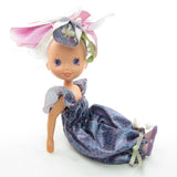 Rose Petal Place Orchid doll with purple eyes, white hair, outfit and hat