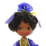 Rose Petal Place Iris doll with hat, dress, purse, comb, doll stand