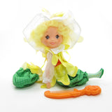 Sunny Sunflower doll with hat, doll stand, and comb