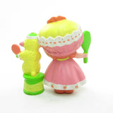 Back of Peach Blush getting ready for bed miniature figurine