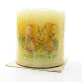 You Brighten My Day vintage Avon votive candle