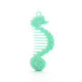 Mint green seahorse hair comb from Lady LovelyLocks Enchanted Island dolls