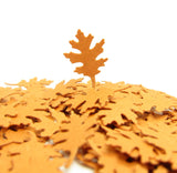 Orange Oak Leaf Confetti