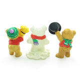 Snowbear Season Hallmark Merry Miniatures snowman set