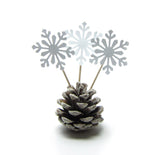 Snowflake Cupcake Toppers