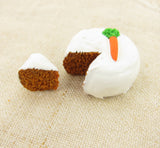 Polymer Clay Carrot Spice Cake 1 Inch Scale