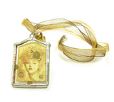Soldered Pendant Necklace with Art Nouveau Steampunk Debutante
