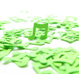 Green Music Note Confetti