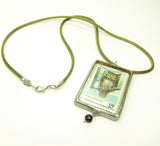 Owl & Forest Conservation Stamp Necklace
