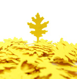 Yellow Oak Leaf Confetti