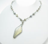 Stained Glass Fairy Wing Necklace