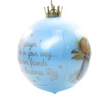 Hallmark vintage 1984 A Christmas Prayer satin ball ornament