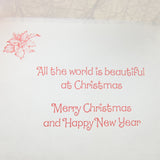 All the world is beautiful at Christmas, Merry Christmas and Happy New Year