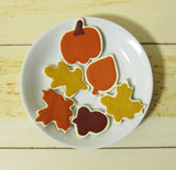 Autumn leaf cookies for 18 inch dolls