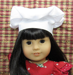 Chef hat for american girl and 18 inch dolls