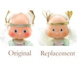 Replacement gold headband for Strawberry Shortcake Angel Cake doll