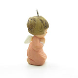Praying angel in pink dress Christmas ornament