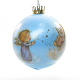 Angels on Hallmark A Christmas Prayer satin ball ornament