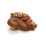 Vintage Hallmark squirrel with oak leaves and acorn pin