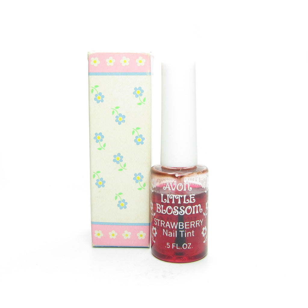 Little Blossom Nail Tint Vintage Avon Strawberry Nail Polish for Girls