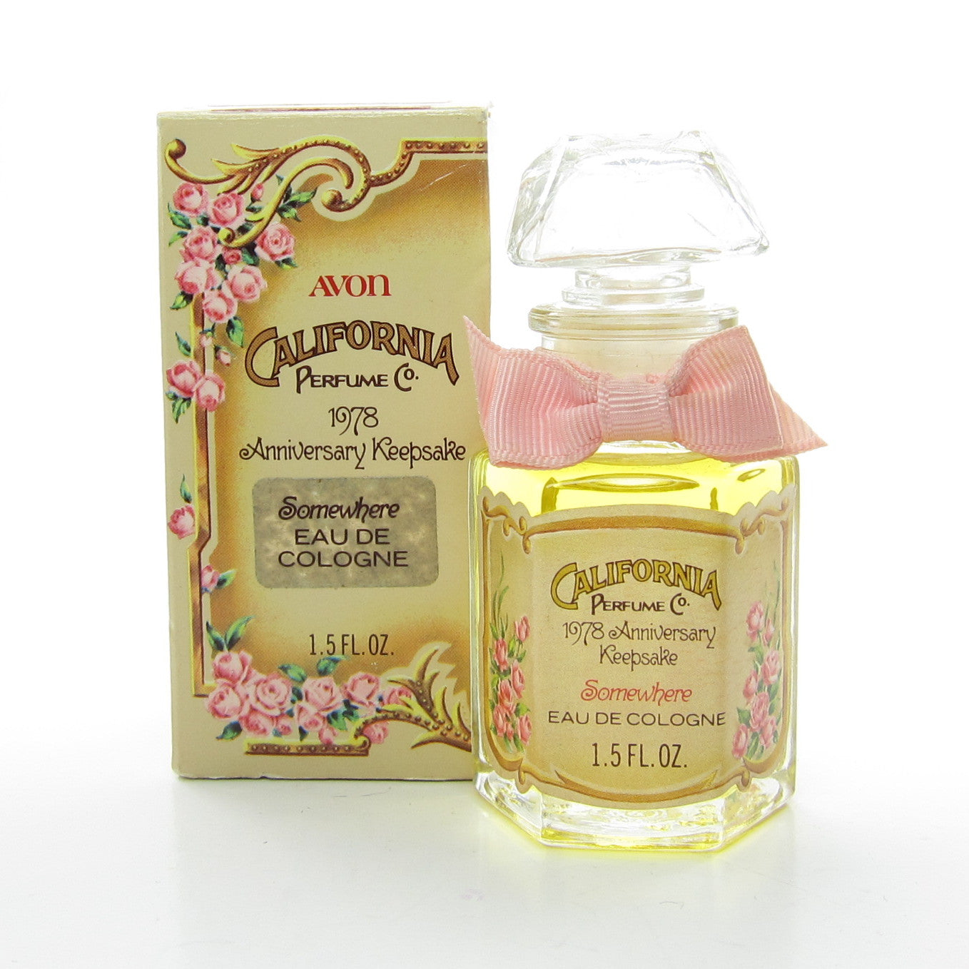 Avon California Perfume Company Vintage 1978 Anniversary Keepsake Colo