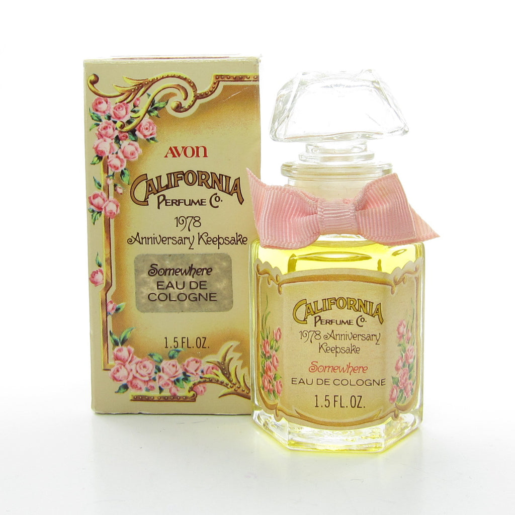 Avon California Perfume Company Vintage 1978 Anniversary Keepsake Cologne Bottle