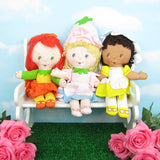 Avon Little Blossom, Scamper Lily and Daisy Dreamer cloth rag dolls