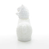Avon Little Lamb white glass cologne bottle