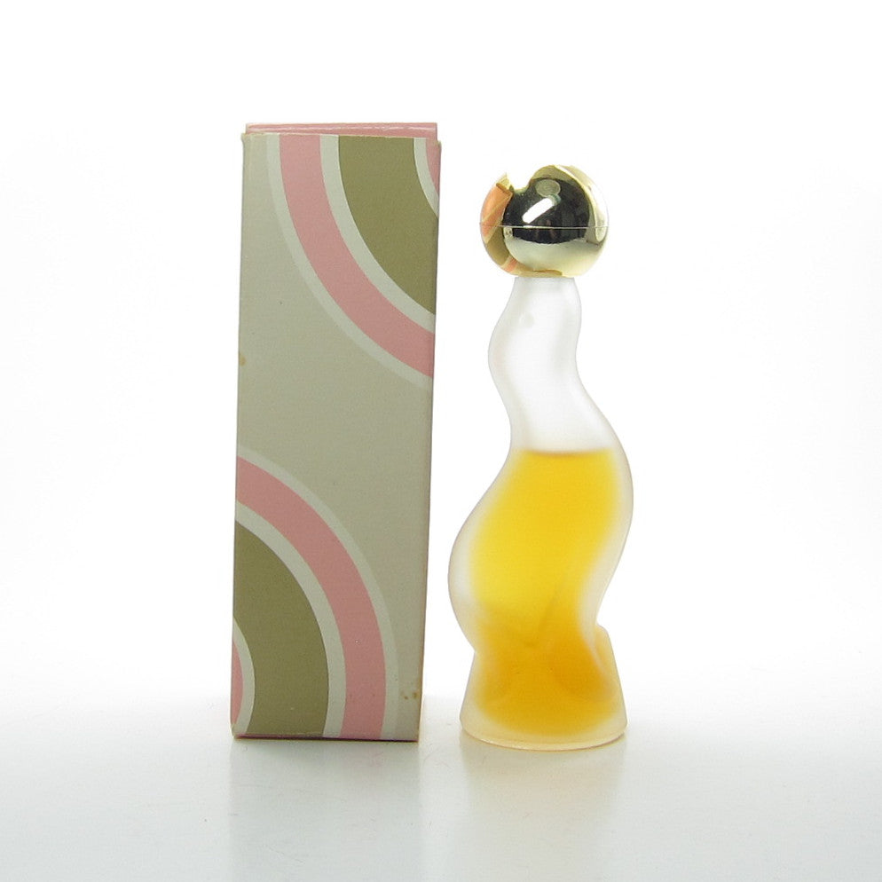 Avon Vintage Lovable Seal Frosted Glass Here's My Heart Cologne Bottle