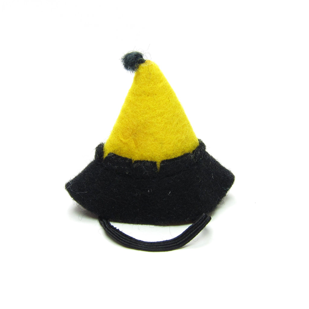 Barbie Skipper Masquerade Hat Vintage 1960's Yellow & Black Felt Costume #944 & #1903