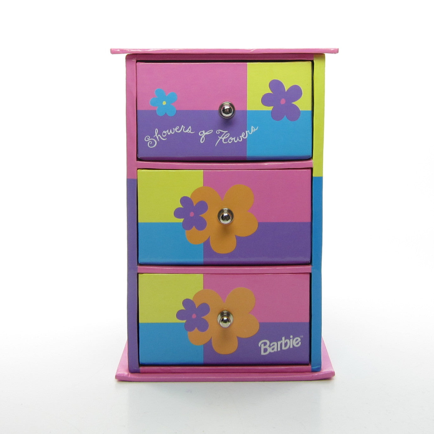 Barbie showers of flowers chest of drawers or jewelry box