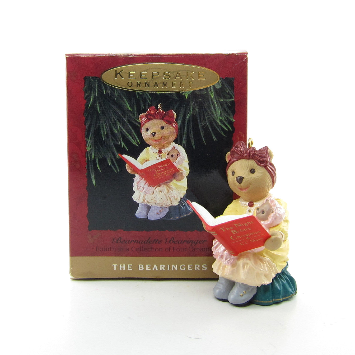 Bearnadette Bearinger vintage 1993 Hallmark Keepsake Ornament
