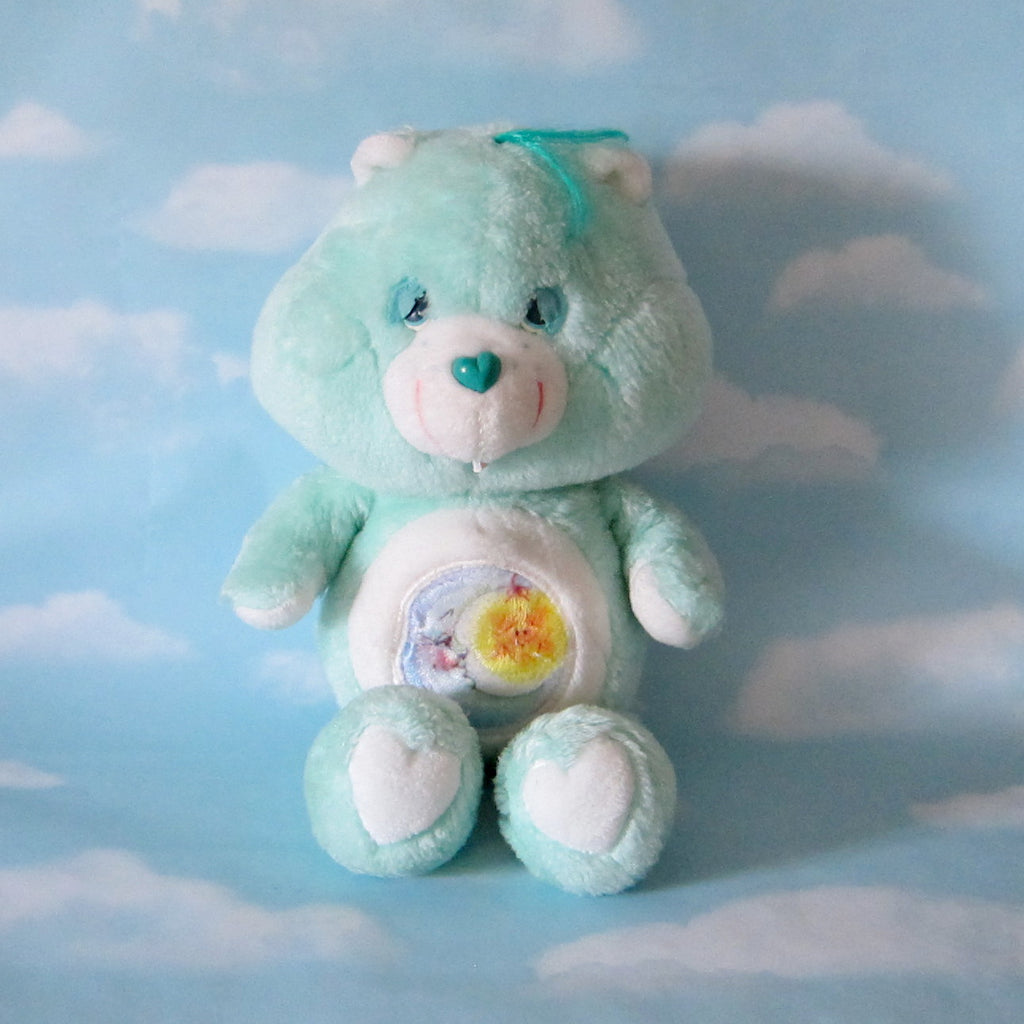 Bedtime Bear Plush Vintage 13" Care Bears Stuffed Animal