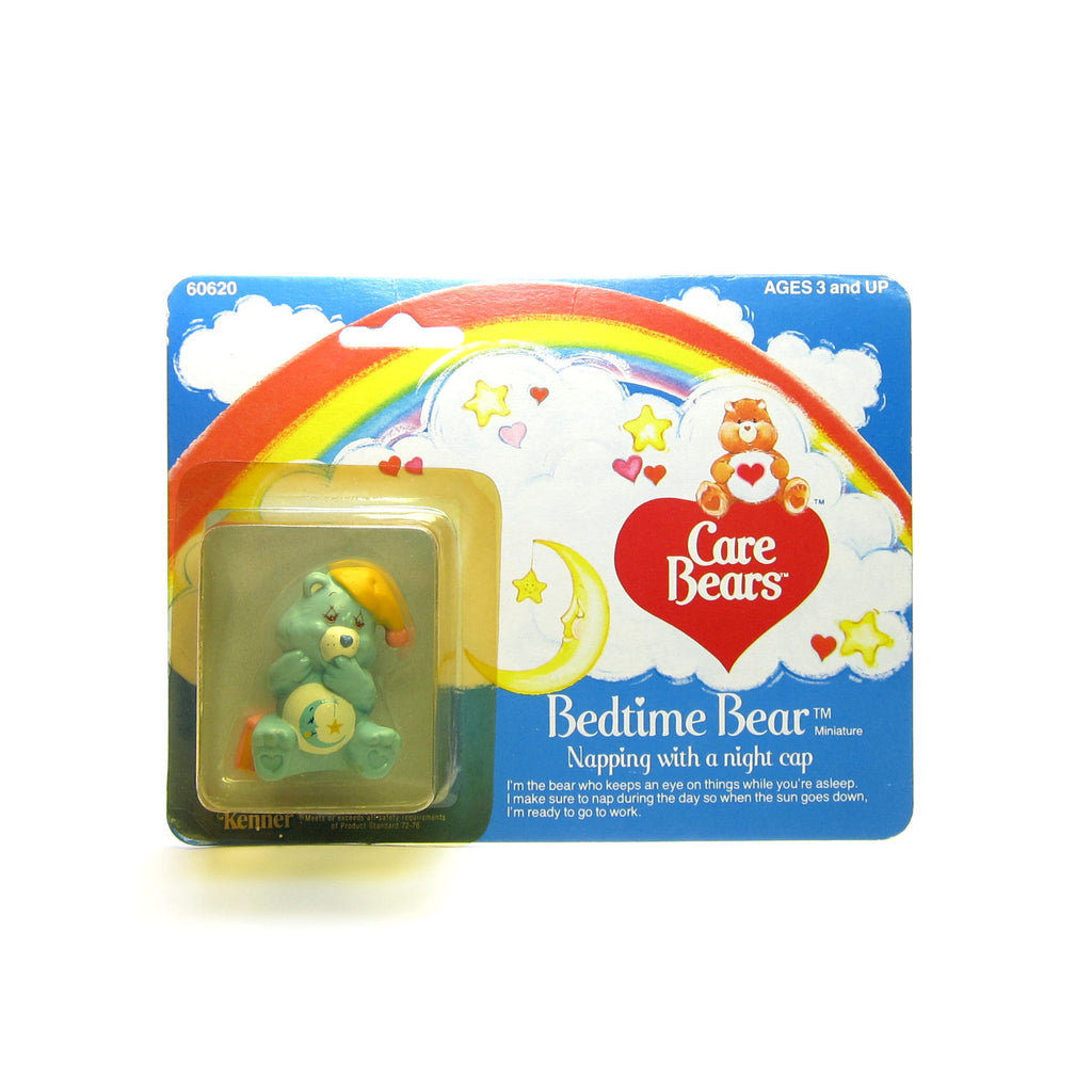 Bedtime Bear Nappping with a Nightcap MOC Care Bears Miniature Figurine