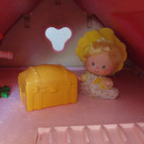 Yellow trunk attic furniture for Berry Happy Home dollhouse