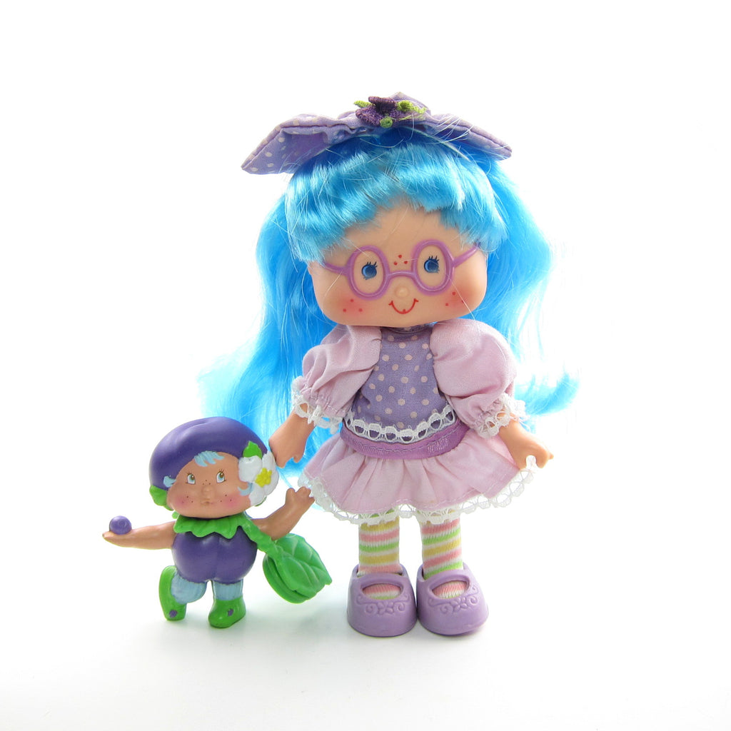 Berrykin Plum Puddin Doll with Plum Berrykin Critter - RARE