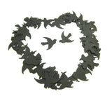 Bird Die Cut Paper Punches - Black Doves