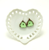 Polymer Clay Bird House Earrings