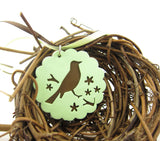 Polymer Clay Bird Pendant Necklace